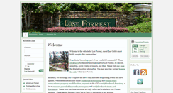 Desktop Screenshot of lostforrest.com